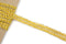 Orange Yellow Gold Metallic Trim 2.5 yards NLT00159